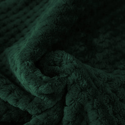 Couverture douillette Couverture en polaire super douce et chaude pour le canapé et le lit avec motif gaufré, couverture douillette et confortable