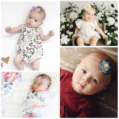 Bandeaux pour bébé Bandeau en nylon pour bébé