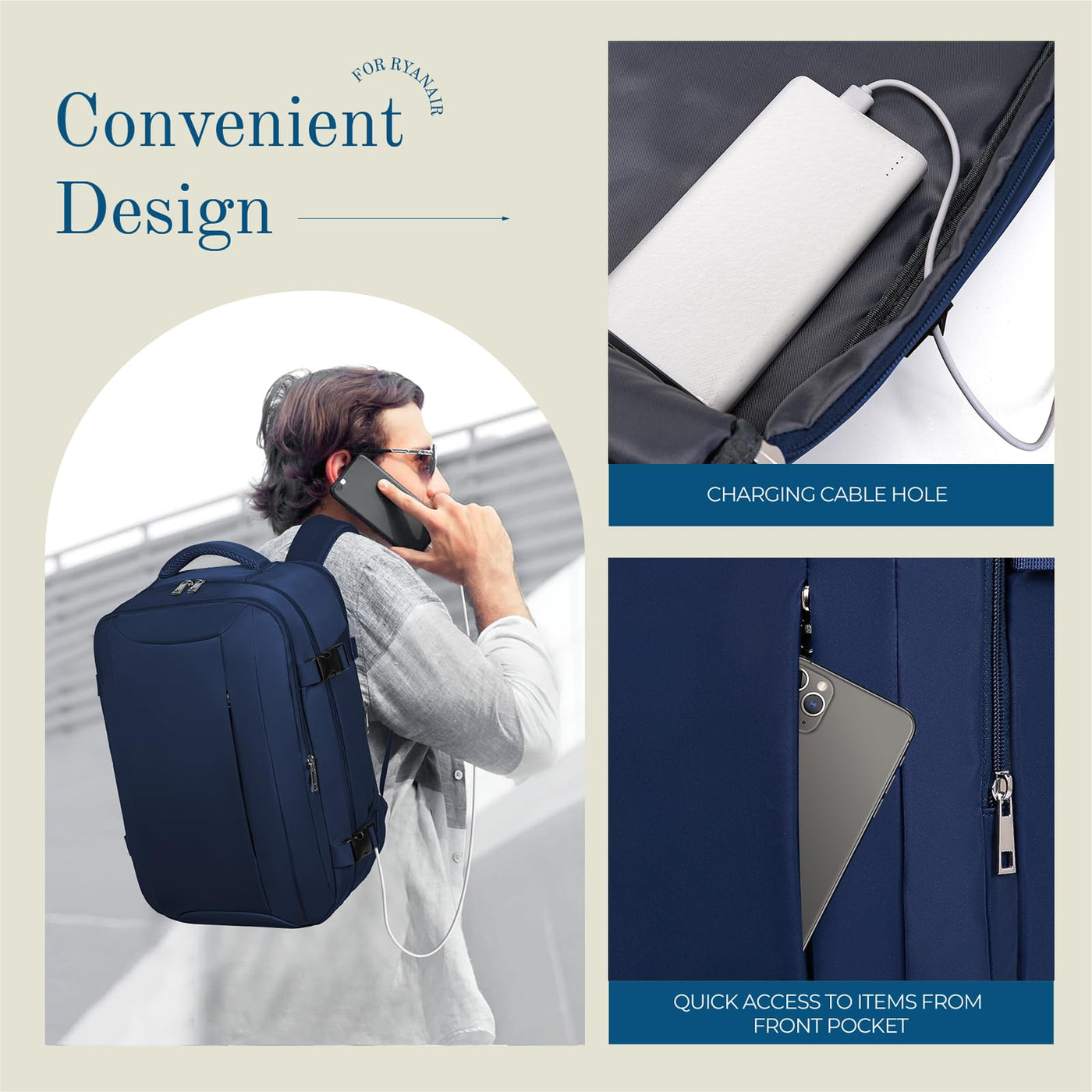 Bagages à main Sac à dos Sac à dos de voyage Bagages de cabine