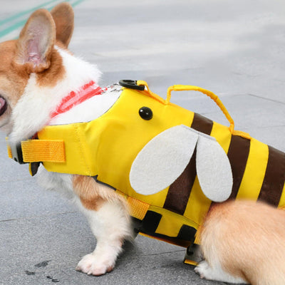 Gilet de sauvetage pour Chien, Gilet de sauvetage pour Chiens, Léger et sans danger pour les sports nautiques, Gilet de sauvetage pour chien avec Poignée, Gilet de sauvetage pour animaux de compagnie, Gilet de sauvetage pour chien à haute flottabilité