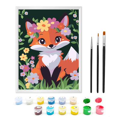 Peinture par numéros pour enfants avec cadre