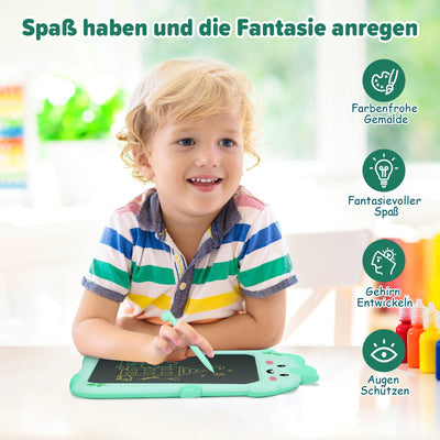 LCD-Zeichentafel Dinosaurier-Spielzeug Bunte Schreibtafel Magische Tafel Lernspielzeug für Kinder