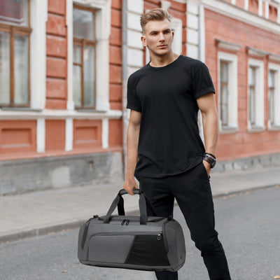 Sports bags with shoe compartment