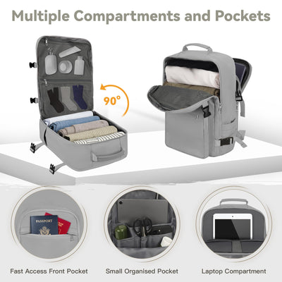 Hand Luggage Airplane Travel Backpack, Hand Luggage Backpack