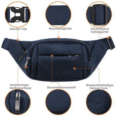 Ceinture Sac de taille étanche de grande capacité