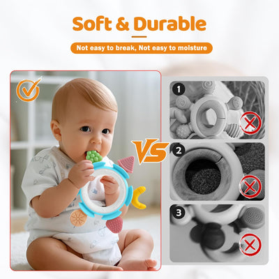Sensorische Beißring Spielzeug Babys