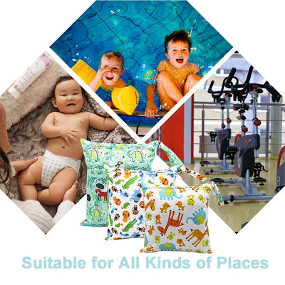 Sac humide, sac à couches 3 Pièces, Sac Organisateur Lavable