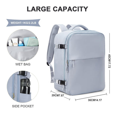 Sac à dos de voyage pour bagage à main d'avion sac à dos pour bagage à main d'avion ordinateur portable étanche