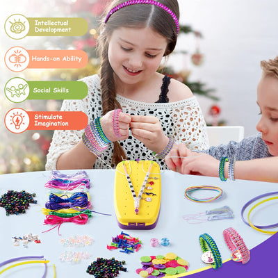 Faites Vos Propres Bracelets D'Amitié, Bracelets De 292 Pièces, Cadeaux Pour Filles, 6 Ans Et Plus, Artisanat De Bijoux à Faire Soi-Même