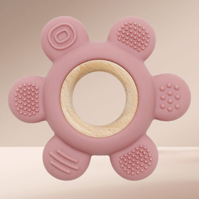 Teething ring flower - Teething toy - Teething - Nursing - Silicone accessories for babies