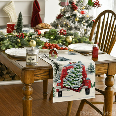 Seasonal Winter Kitchen Table Decoration Indoor Holiday Party Decor