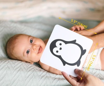 Contrast cards, baby cards, newborn toys