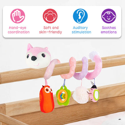 Kinderwagen Spielzeug für Babys - Spirale Kinderwagen hängen Spielzeug für Autositz & Baby mobile Kinderwagen Krippe