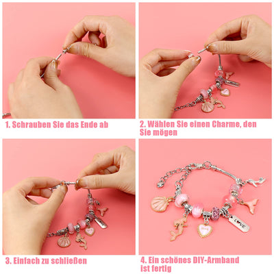 Jewelry Craft Kits , Charm Bracelet Craft Kit DIY