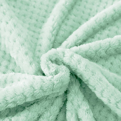 Couverture douillette Couverture en polaire super douce et chaude pour le canapé et le lit avec motif gaufré, couverture douillette et confortable