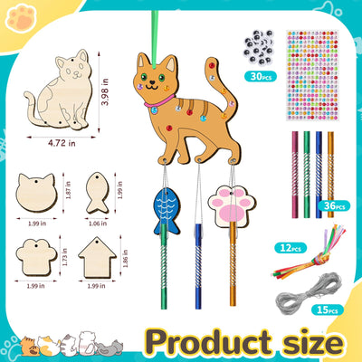 Wind chime craft set for children