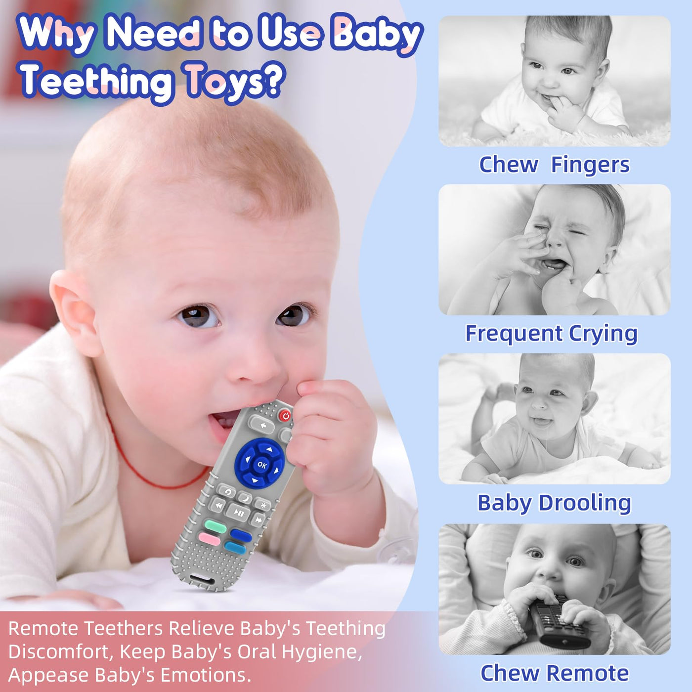 Jouet de dentition télécommande de dentition pour bébé