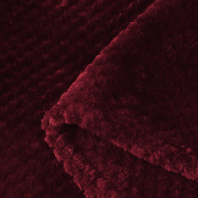 Couverture douillette Couverture en polaire super douce et chaude pour le canapé et le lit avec motif gaufré, couverture douillette et confortable
