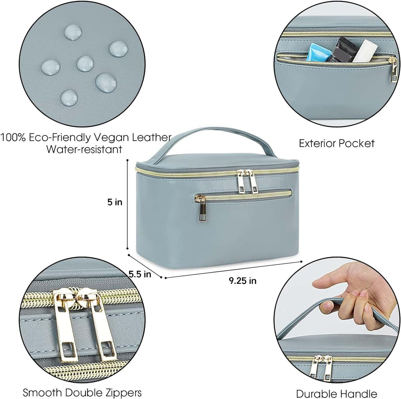 Sac de maquillage de voyage grand sac de maquillage