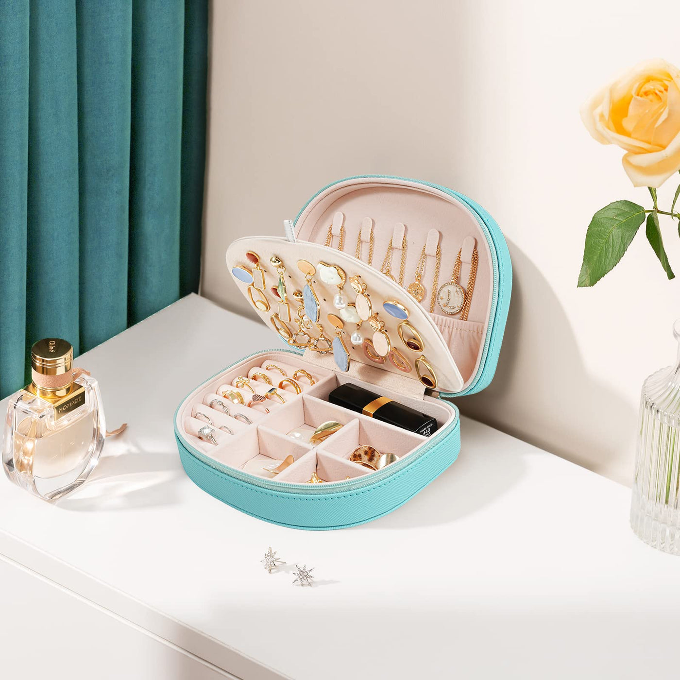 Small Travel Jewelry Box