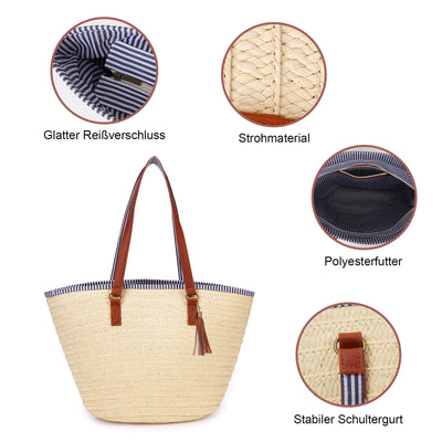 Sacs De Paille, Paille De Sac De Plage D'été