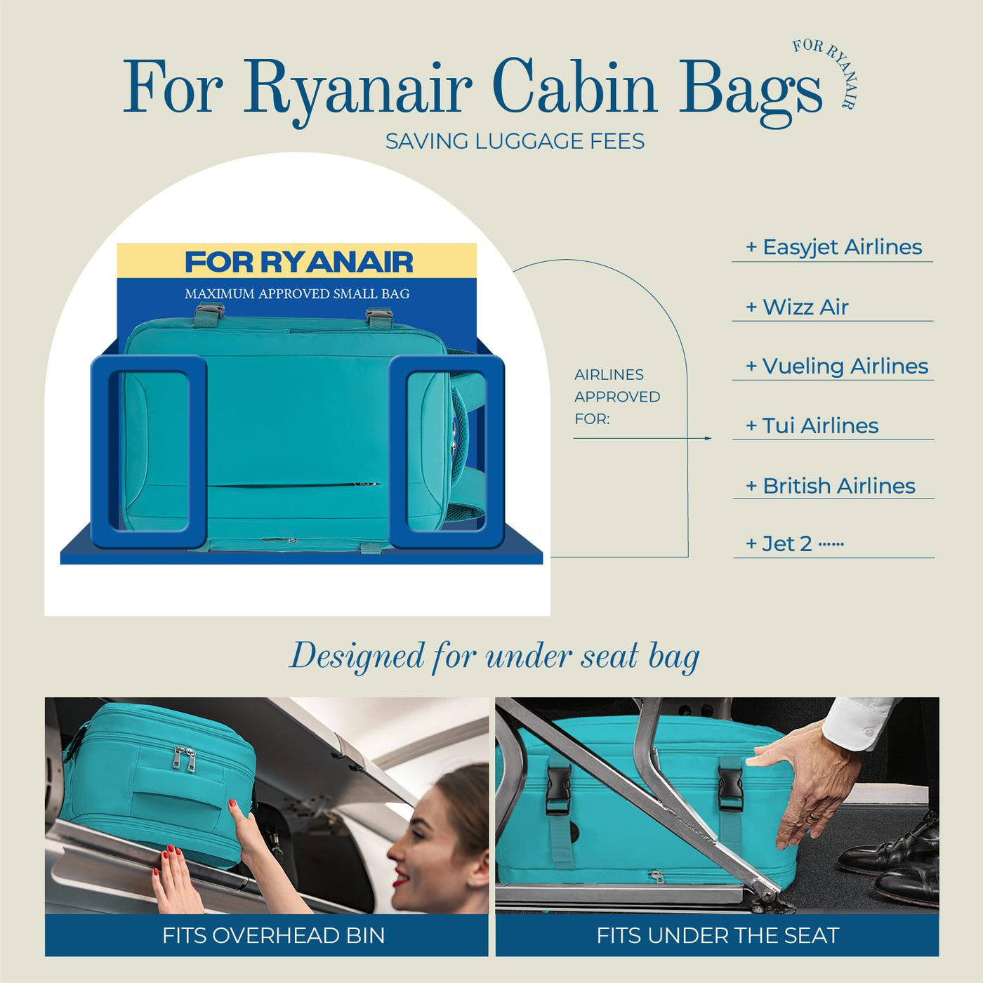 Bagages à main Sac à dos Sac à dos de voyage Bagages de cabine