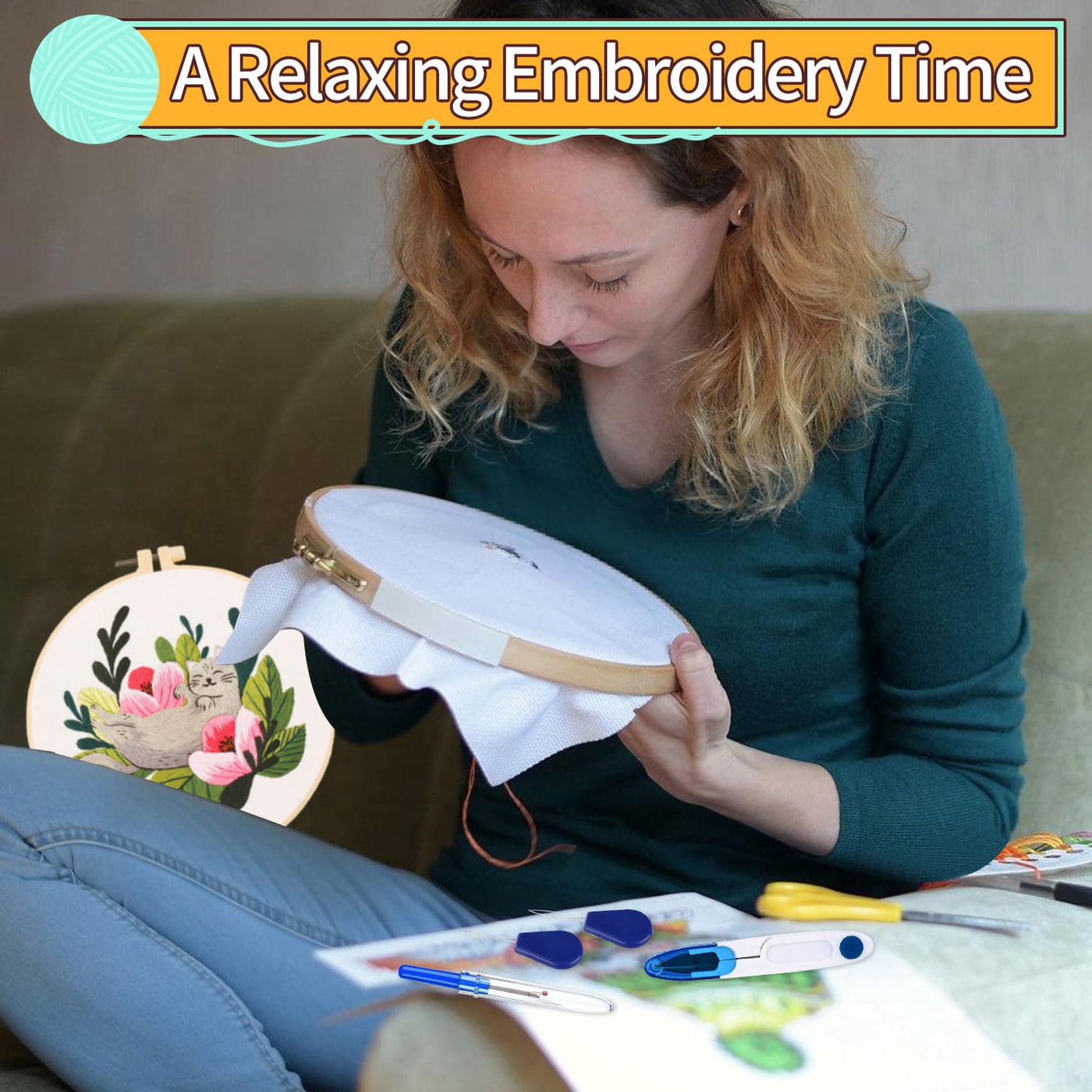 Embroidery Kit Embroidery Kit For Beginners DIY Cross Stitch