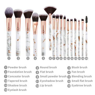 Brush Set Makeup 16pcs Professional Brush Set