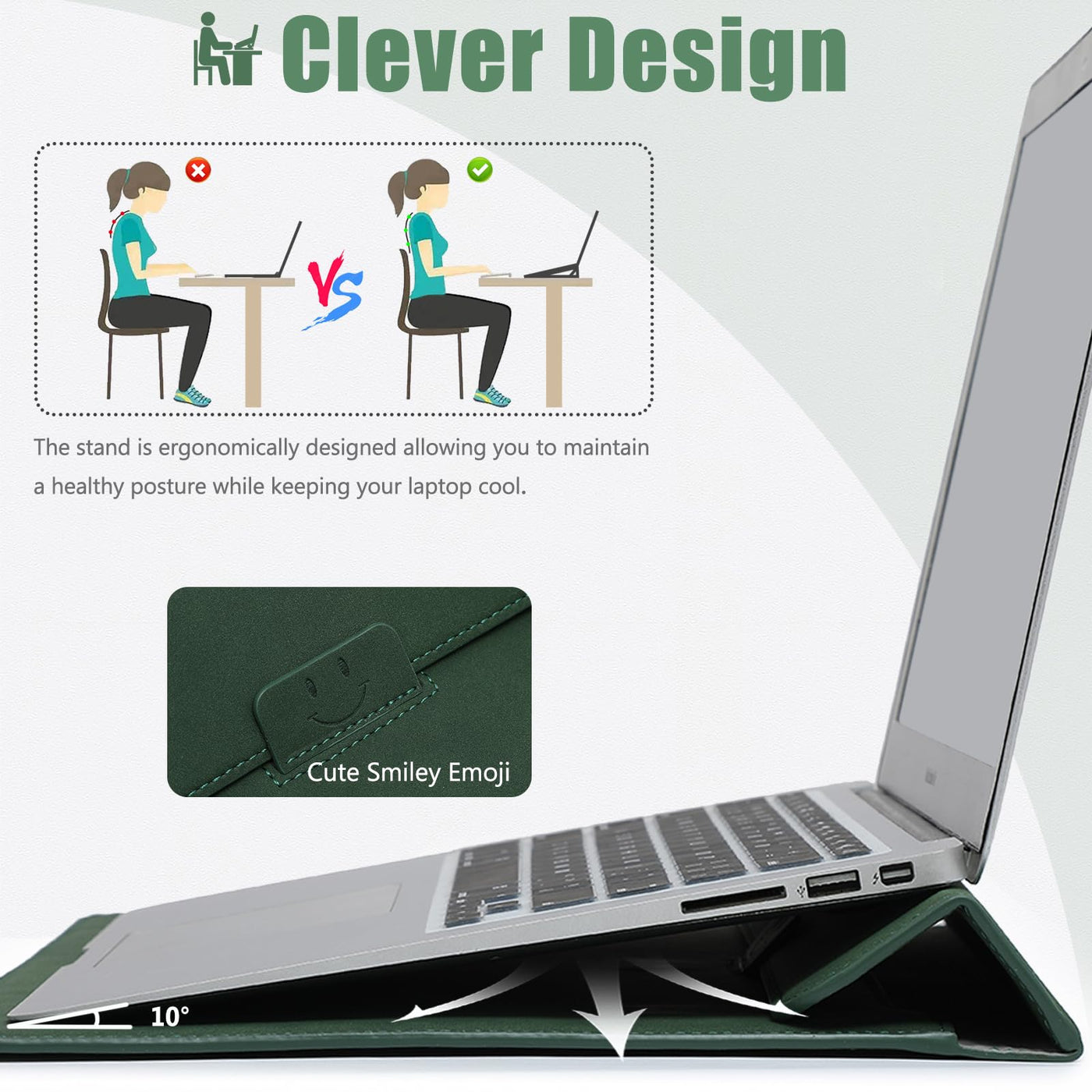 Laptop sleeve Laptop sleeve with stand function