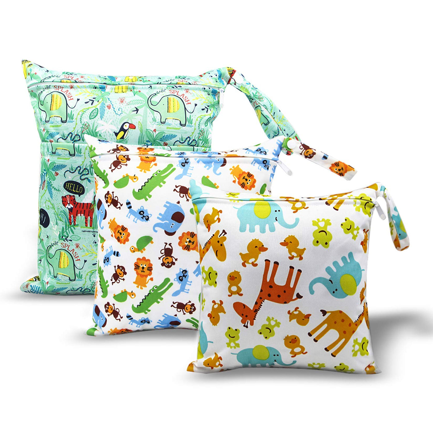 Sac humide, sac à couches 3 Pièces, Sac Organisateur Lavable