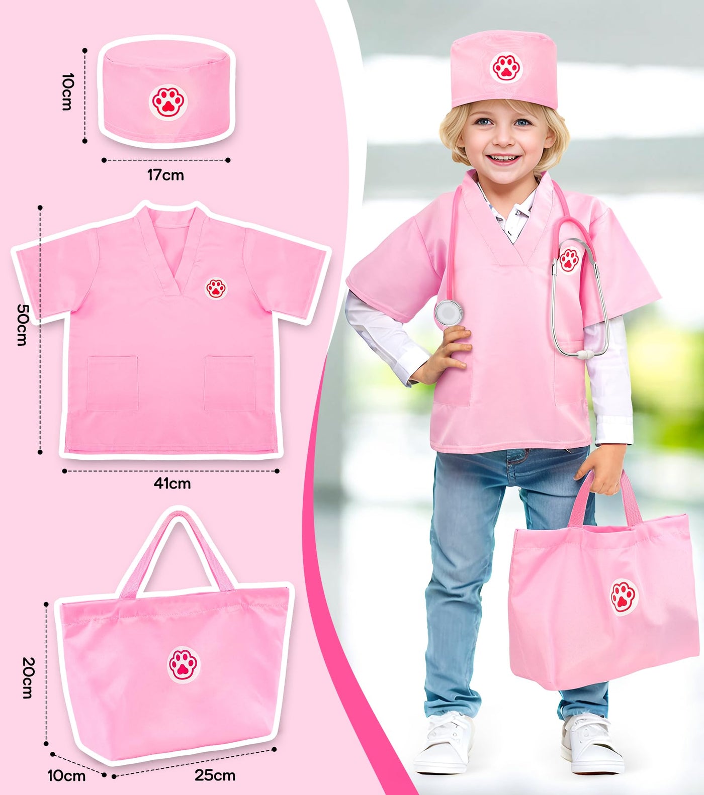 Vet Toy Kids With Plush Dog High Simulation Stethoscope Role Play Kids