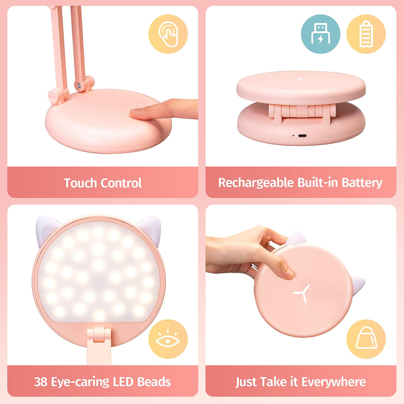 Foldable & Portable Desk Lamp