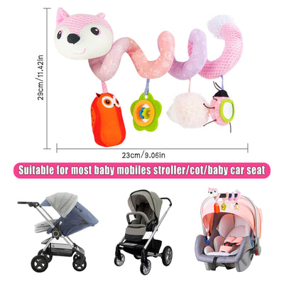 Kinderwagen Spielzeug für Babys - Spirale Kinderwagen hängen Spielzeug für Autositz & Baby mobile Kinderwagen Krippe
