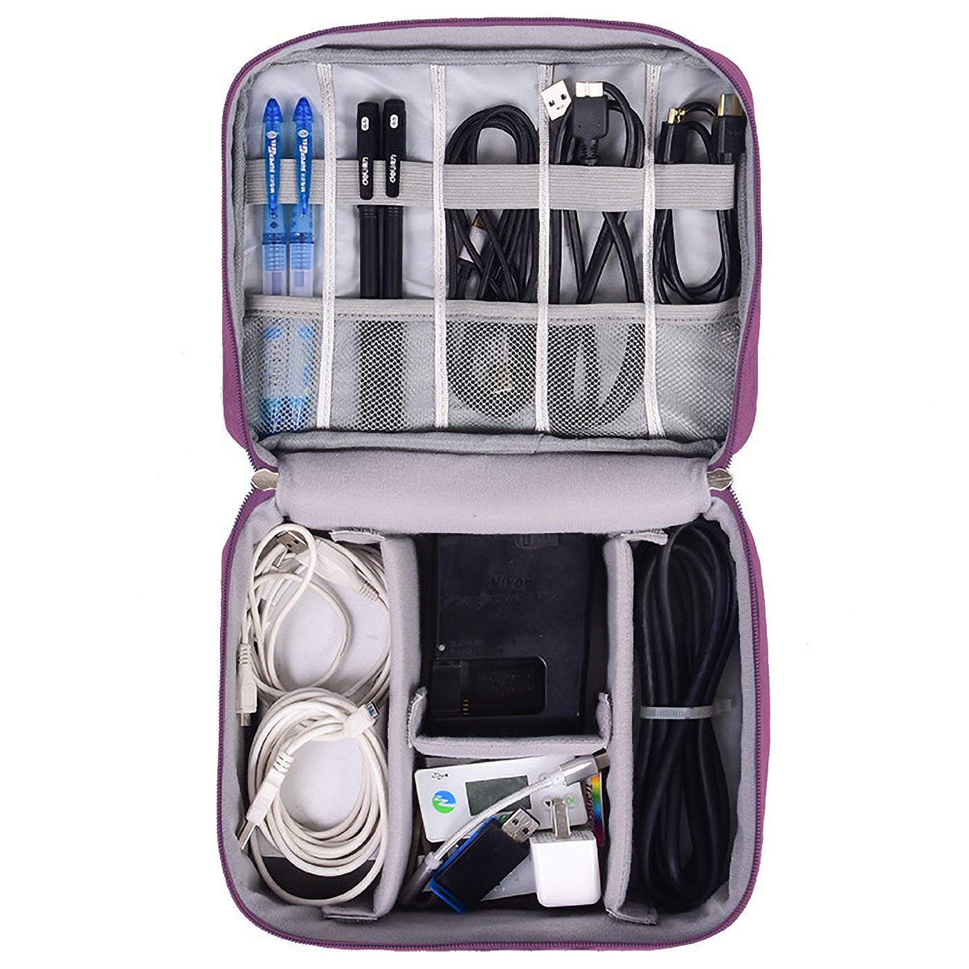 Cable organizer bag Waterproof cable bag Small fixed plate bag