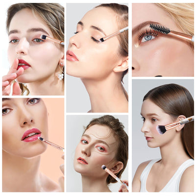 Brush Set Makeup 16 Pieces With Make-up Bag