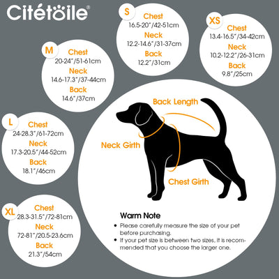 Winter Coat Dog Coat, Warm Winter Jackets with Fleece for Dogs