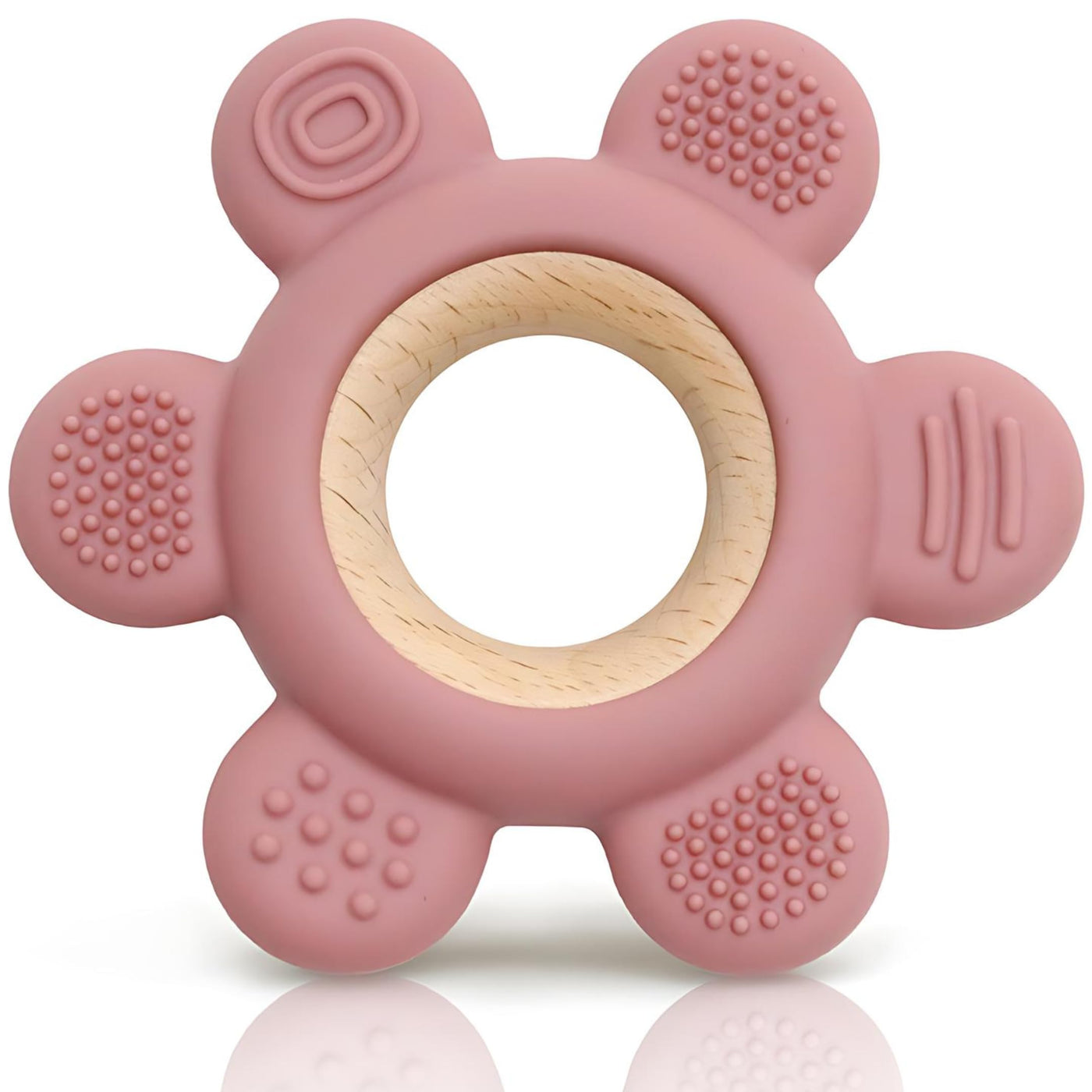 Teething ring flower - Teething toy - Teething - Nursing - Silicone accessories for babies