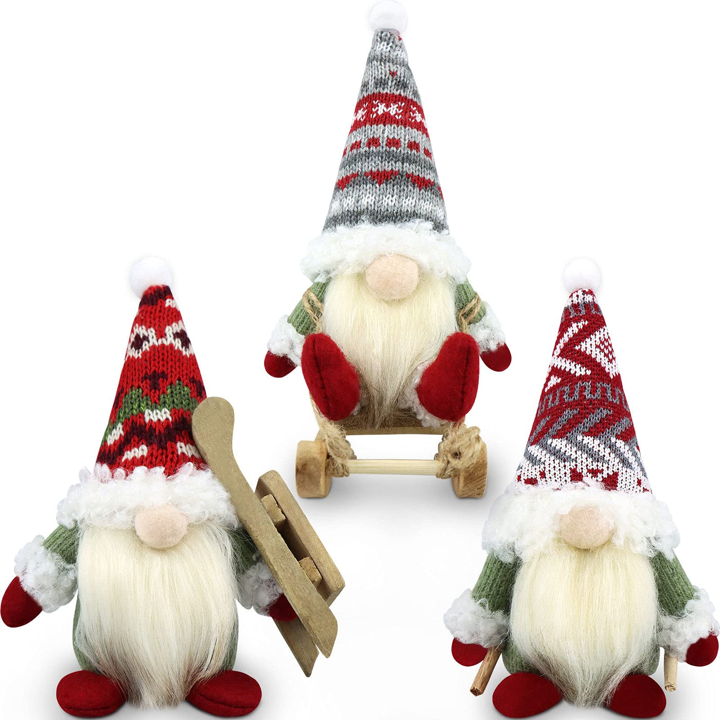 Christmas gnome set of 3 gnome figures Christmas decoration Christmas decorations gnome accessories for home kitchen decoration