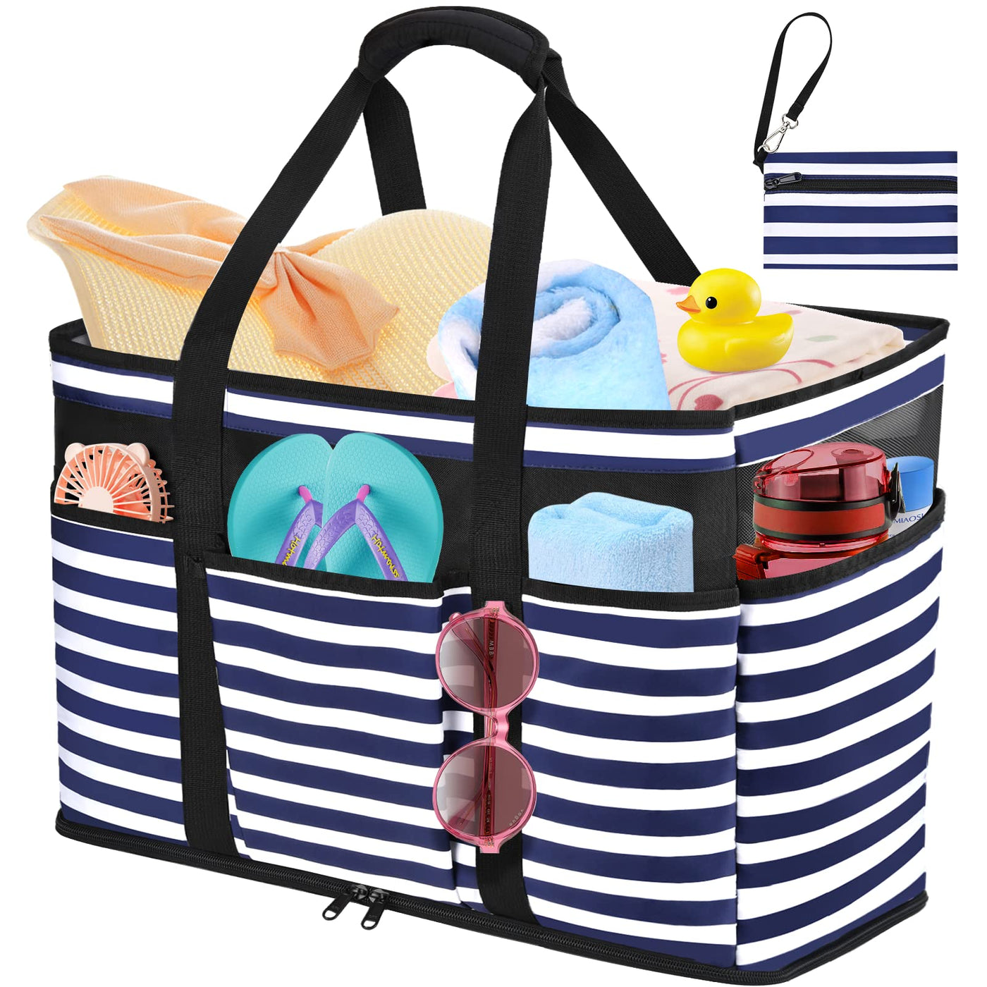 Large beach bag with zipper Waterproof beach bag