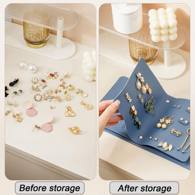 Rangement de boucles d'oreilles Pochette pour boucles d'oreilles Petits sacs de rangement de livres