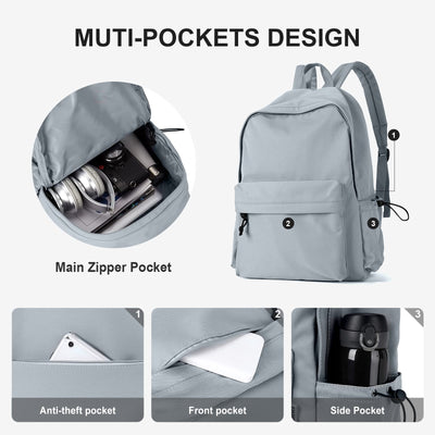 Schulrucksack, lässige Reiseschultaschen Laptop Rucksack Leichter Rucksack