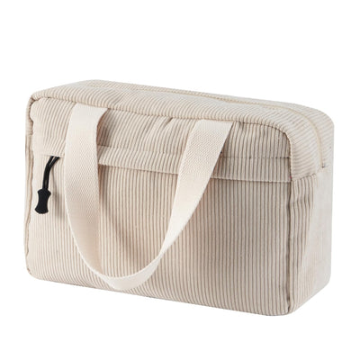 Large cosmetic bag corduroy toiletry bag make-up bag corduroy toiletry bags