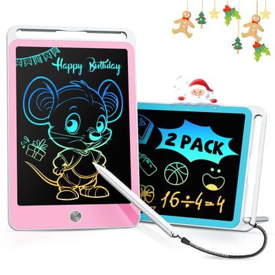 2 Pack LCD Writing Board Gifts,Magic Drawing Board Children Learning Board