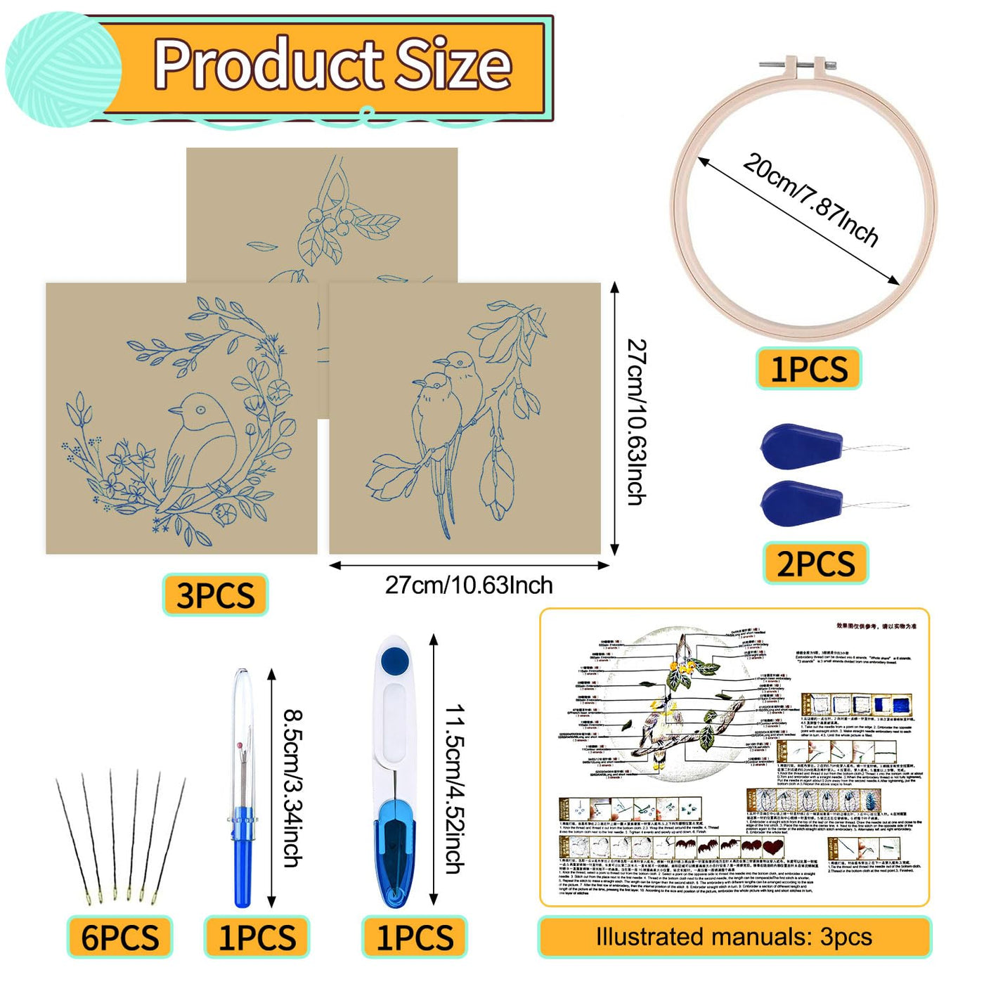 Kit De Broderie Kit De Broderie Pour Débutants BRICOLAGE Au Point De Croix