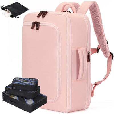 Hand luggage backpack with 4 packing cubes, travel backpack business backpack laptop backpack for laptop