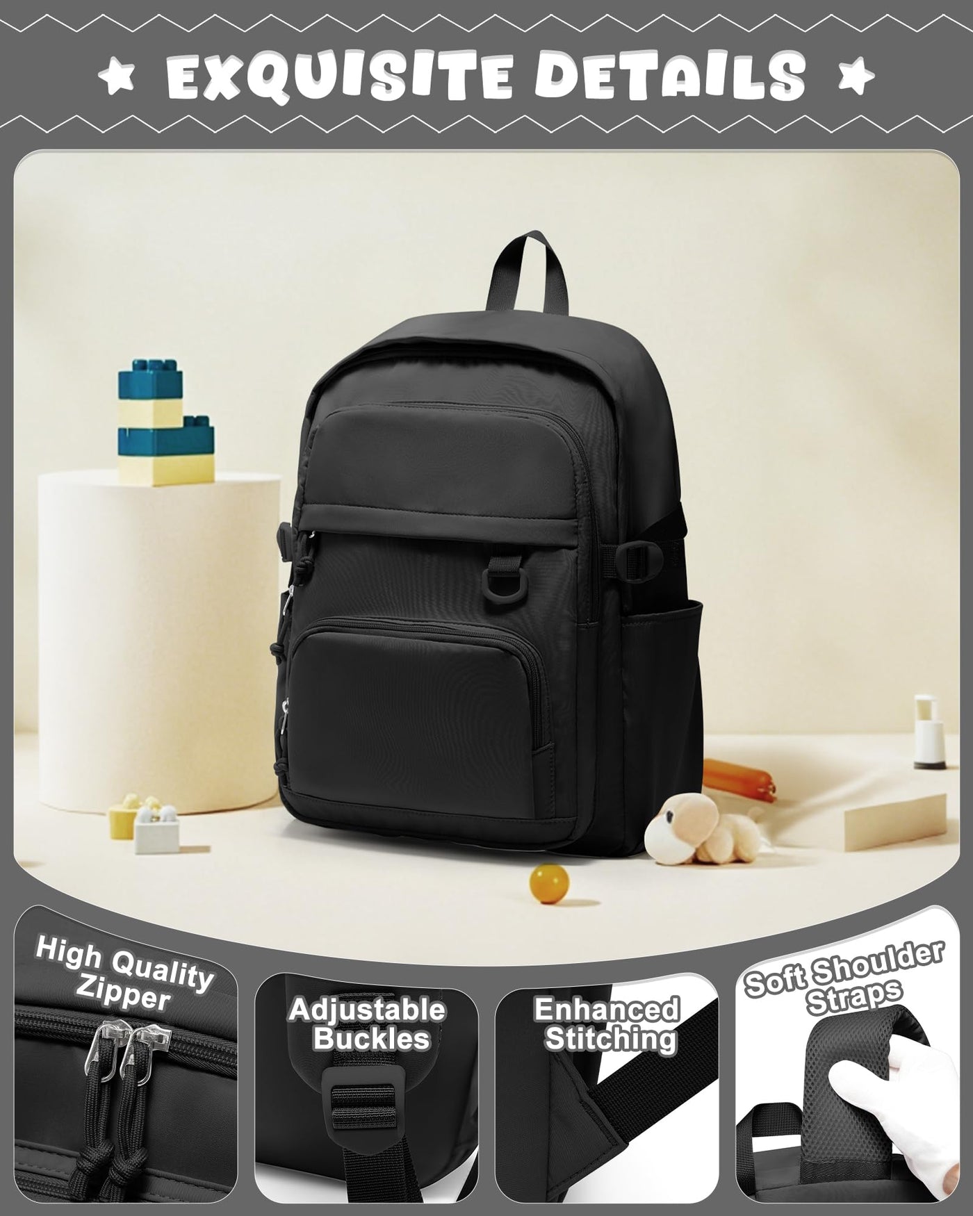 Leichter Schulrucksack Teenager, Rucksack Univcersity