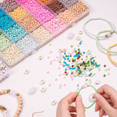 12000+ Matte Perlen zum Selbermachen von Armbändern