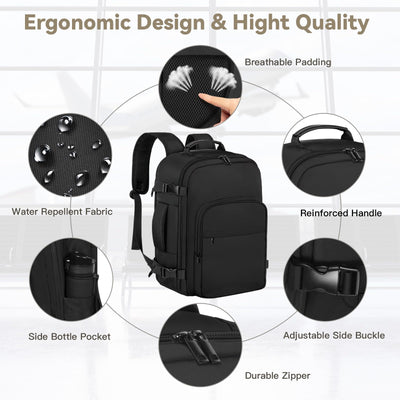 Hand Luggage Airplane Travel Backpack, Hand Luggage Backpack