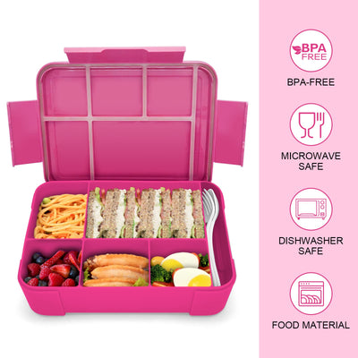 Leak-proof lunch box for children, bread box, snack box, perfect for school, kindergarten & outings