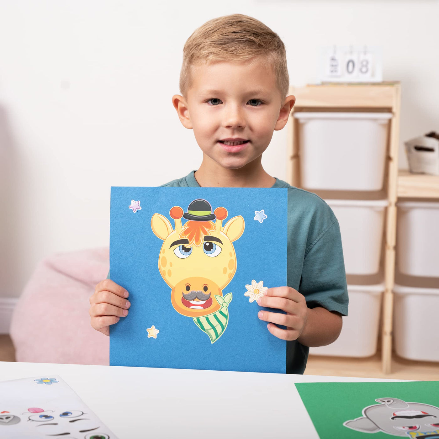 Feuilles d'autocollants 90 pièces pour animaux, créez vos propres feuilles d'autocollants pour animaux.